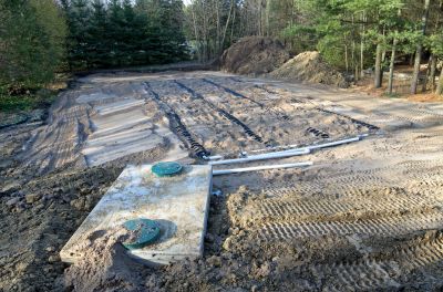 Sewage Field Installation